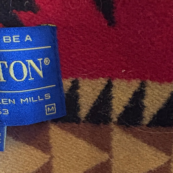 Pendleton Red and Black Geometric Utility Jacket - Picture 11 of 11